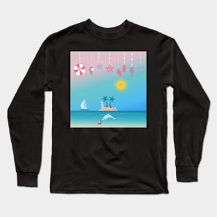 Beach Long Sleeve T-Shirt